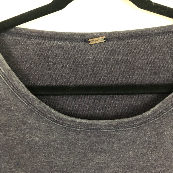 Poof! Navy Blue Long Sleeve with Tie accent - Picture 3 of 5